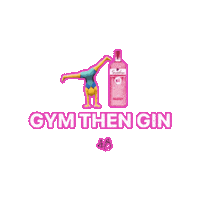 hausofaub haus of aub hausofaub gym then gin gymthengin Sticker