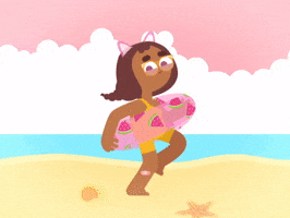 Excited Spring Break GIF by Art of tvb