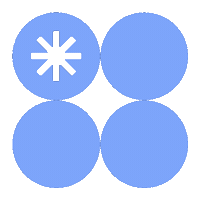 Blue Sticker by Rockmy