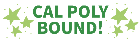 San Luis Obispo College Sticker by California Polytechnic State University, San Luis Obispo