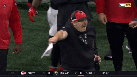 Nfl Pointing GIF by Atlanta Falcons