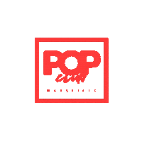 Popclub pop marseille popclub popclubmarseille Sticker