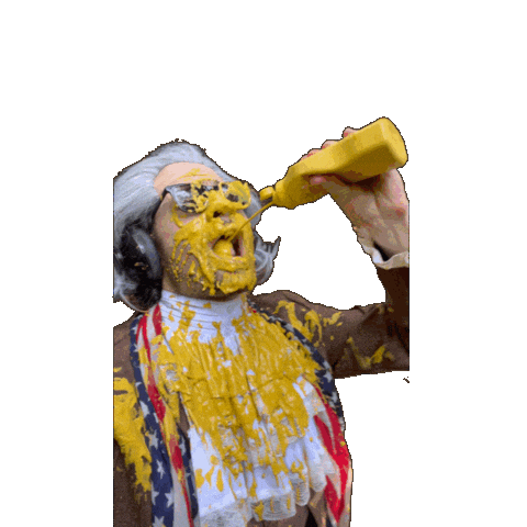 Mustard Condiment Sticker