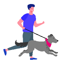 Eukanuba_Russia dog canicross running dog eukanuba Sticker
