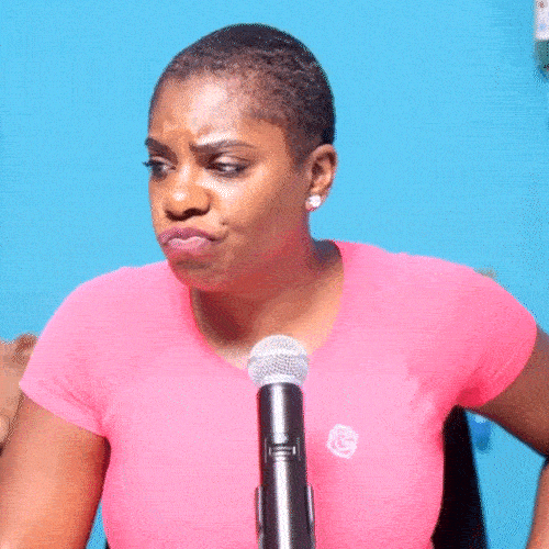 Tashaklive giphyupload unimpressed sideeye mmhmm GIF