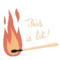 On Fire Burn Sticker