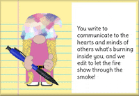 Once Upon A Time Writing GIF