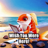 Wish You Were Here Summer GIF by TheConfishius