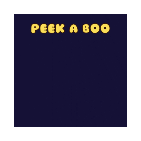Peek A Boo Bu Sticker by Brave Unicorn