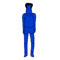 colorspaceman Sticker by WAO