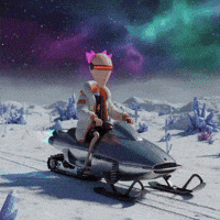 Snow Winter GIF by Lonely Aliens