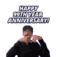 99 Year Anniversary Sticker