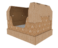 Recycle Cardboard Sticker by Kitty Poo Club