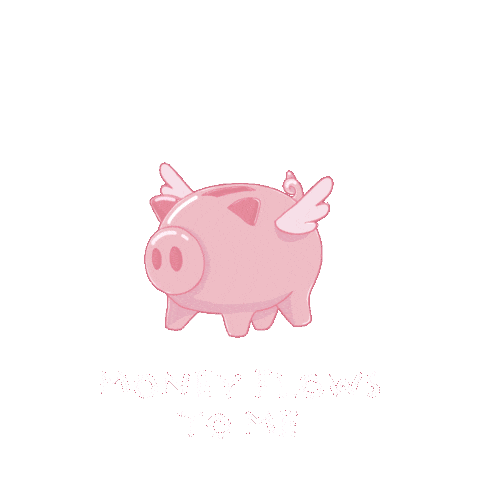 Saving Pay Day Sticker by PositivelyPigasus