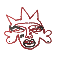 Funny Face Sticker Sticker by Marathon Artists