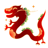 Chinese New Year Dragon Sticker by EnVi Media