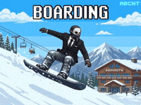 Travel Snowboarding GIF by ABCNT