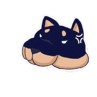 Angry Dog Sticker