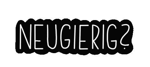 rudigierorgel giphyupload handlettering weiss schwarz Sticker