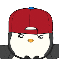 I See You Hello Sticker by Pudgy Penguins