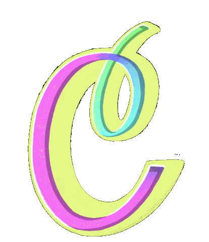 Alphabet C Sticker by AlwaysBeColoring