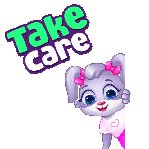 Stay Safe I Love You Sticker by Lucas and Friends by RV AppStudios