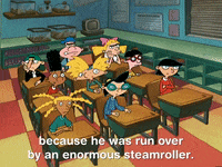 hey arnold nicksplat GIF
