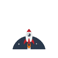 Rocket Sticker by Vimagos