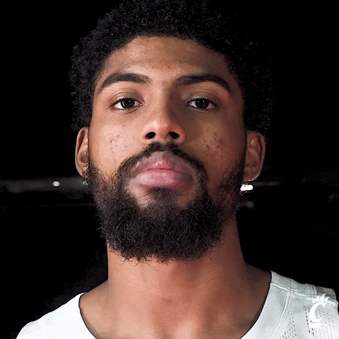 Mens Basketball Reaction GIF by Cincinnati Bearcats