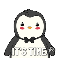 Lets Go Time Sticker by Pudgy Penguins