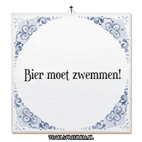 Humor Bier Sticker by Tegelspreuken.nl
