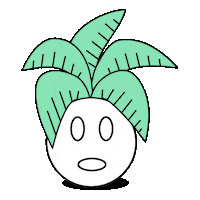 plants facepalm Sticker by Miriam Ganser