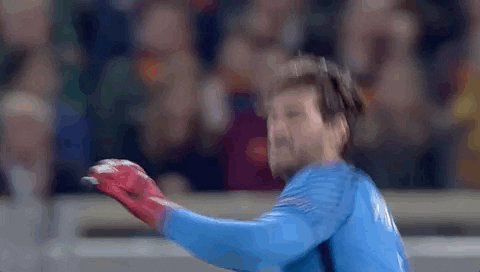 hand up champions league GIF by AS Roma