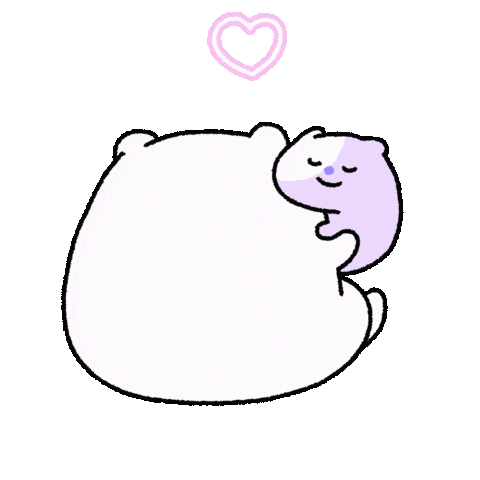 I Love You Hug Sticker