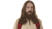 Jesus Shot Sticker by NACONA Filmproduktion