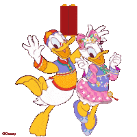 Daisy Donald Sticker by Hong Kong Disneyland