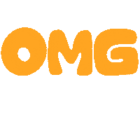 Oh My God Wow Sticker by katxdesign