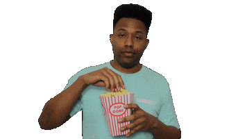 Movie Theater Reaction Sticker by Black Prez