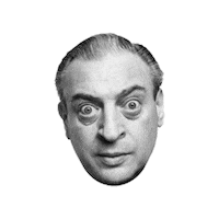 Black And White Actor Sticker