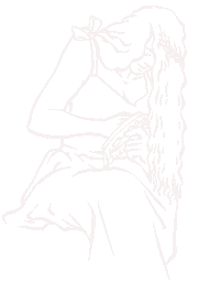 Sew Long Hair Sticker