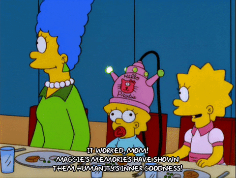 happy marge simpson GIF