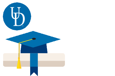 Blue Hens Udel Sticker by UDelaware