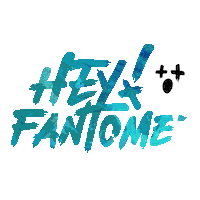 heyfantome ghost french phantom fantome Sticker