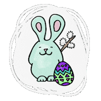 pifelv bunny easter egg ola Sticker