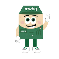 Wbg Hausi Sticker by wbg_nuernberg