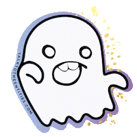 Communicate Happy Ghost Sticker by Talk To The Entities