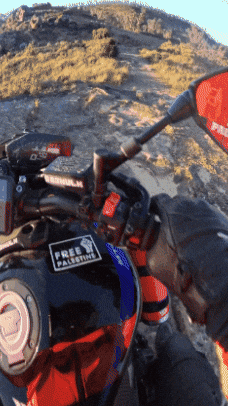 Motorcycle Fall Over GIF