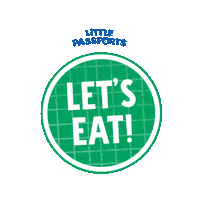 Lets Eat Sticker by littlepassports