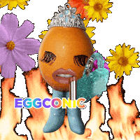 BaddieEgg hot wow fashion queen Sticker
