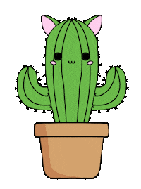 ShahMiow cat cactus shahmiow Sticker